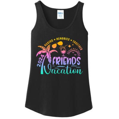 Friends Vacation 2024 Making Memories Together Ladies Essential Tank