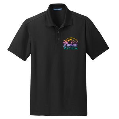 Friends Vacation 2024 Making Memories Together Dry Zone Grid Polo