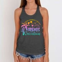 Friends Vacation 2024 Making Memories Together Women's Knotted Racerback Tank