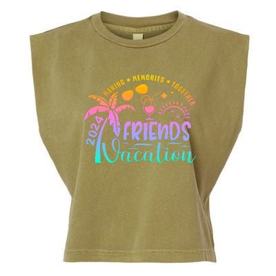 Friends Vacation 2024 Making Memories Together Garment-Dyed Women's Muscle Tee