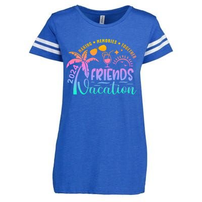 Friends Vacation 2024 Making Memories Together Enza Ladies Jersey Football T-Shirt