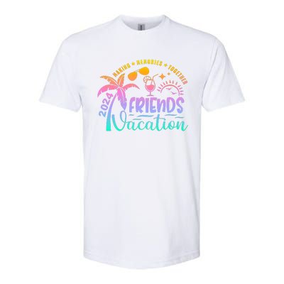 Friends Vacation 2024 Making Memories Together Softstyle® CVC T-Shirt