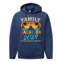 Family Vacation 2024 Beach Matching Summer Vacation 2024 Performance Fleece Hoodie