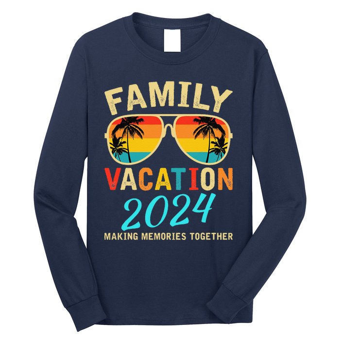 Family Vacation 2024 Beach Matching Summer Vacation 2024 Long Sleeve Shirt