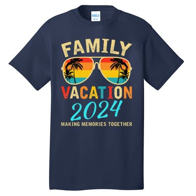 Family Vacation 2024 Beach Matching Summer Vacation 2024 Tall T-Shirt