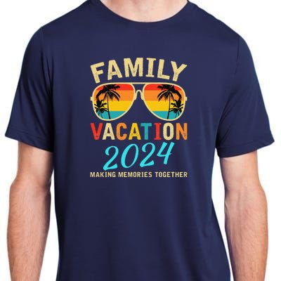 Family Vacation 2024 Beach Matching Summer Vacation 2024 Adult ChromaSoft Performance T-Shirt