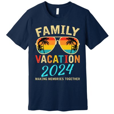 Family Vacation 2024 Beach Matching Summer Vacation 2024 Premium T-Shirt