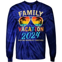 Family Vacation 2024 Beach Matching Summer Vacation 2024 Tie-Dye Long Sleeve Shirt