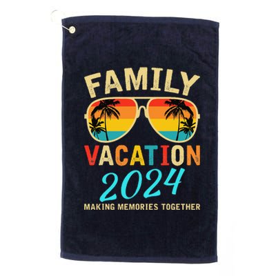 Family Vacation 2024 Beach Matching Summer Vacation 2024 Platinum Collection Golf Towel