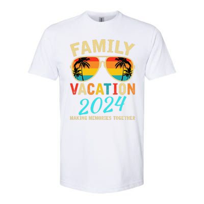 Family Vacation 2024 Beach Matching Summer Vacation 2024 Softstyle® CVC T-Shirt