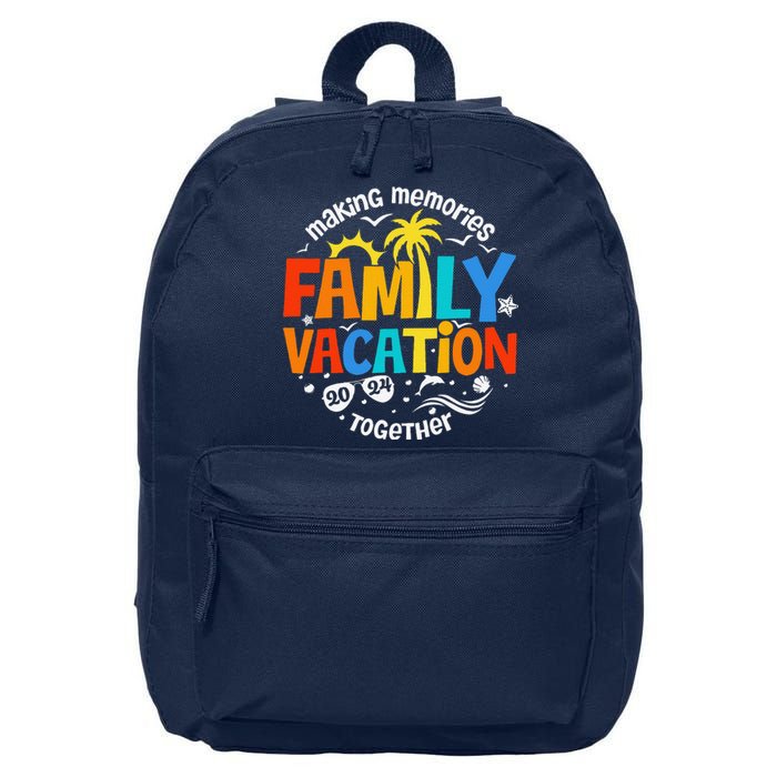 Family Vacation 2024 Making Memories Together Matching Group 16 in Basic Backpack