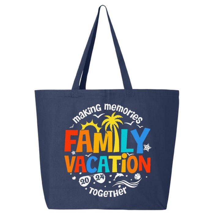 Family Vacation 2024 Making Memories Together Matching Group 25L Jumbo Tote