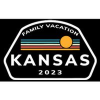 Family Vacation 2024 Kansas Matching Family Souvenir Bumper Sticker