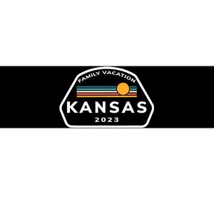 Family Vacation 2024 Kansas Matching Family Souvenir Bumper Sticker