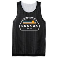 Family Vacation 2024 Kansas Matching Family Souvenir Mesh Reversible Basketball Jersey Tank