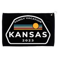 Family Vacation 2024 Kansas Matching Family Souvenir Grommeted Golf Towel