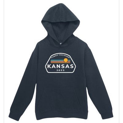 Family Vacation 2024 Kansas Matching Family Souvenir Urban Pullover Hoodie