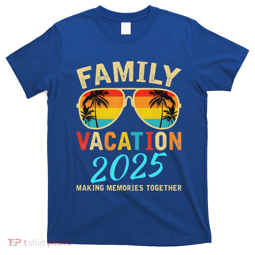 Family Vacation 2025 Beach Matching T-Shirt