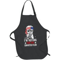 Funny Voting 2024 IM Voting For The Convicted Felon Apron
