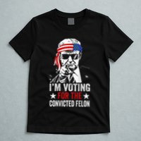 Funny Voting 2024 IM Voting For The Convicted Felon T-Shirt
