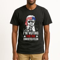 Funny Voting 2024 IM Voting For The Convicted Felon Tall T-Shirt