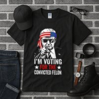 Funny Voting 2024 IM Voting For The Convicted Felon Tall T-Shirt