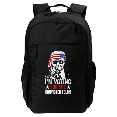 Funny Voting 2024 IM Voting For The Convicted Felon Backpack