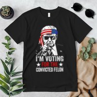 Funny Voting 2024 IM Voting For The Convicted Felon Premium T-Shirt