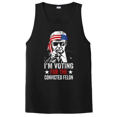 Funny Voting 2024 IM Voting For The Convicted Felon PosiCharge Competitor Tank