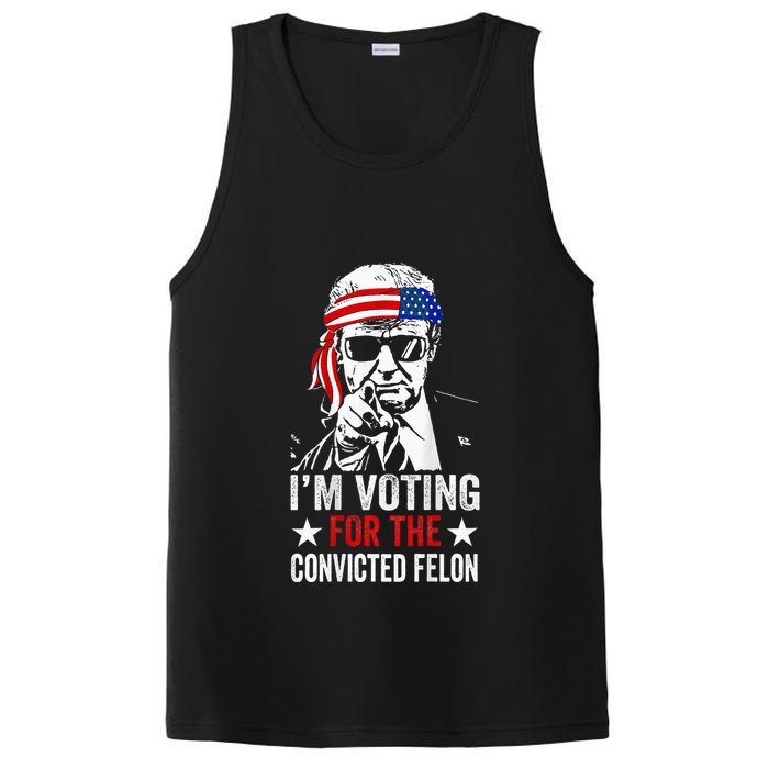 Funny Voting 2024 IM Voting For The Convicted Felon PosiCharge Competitor Tank
