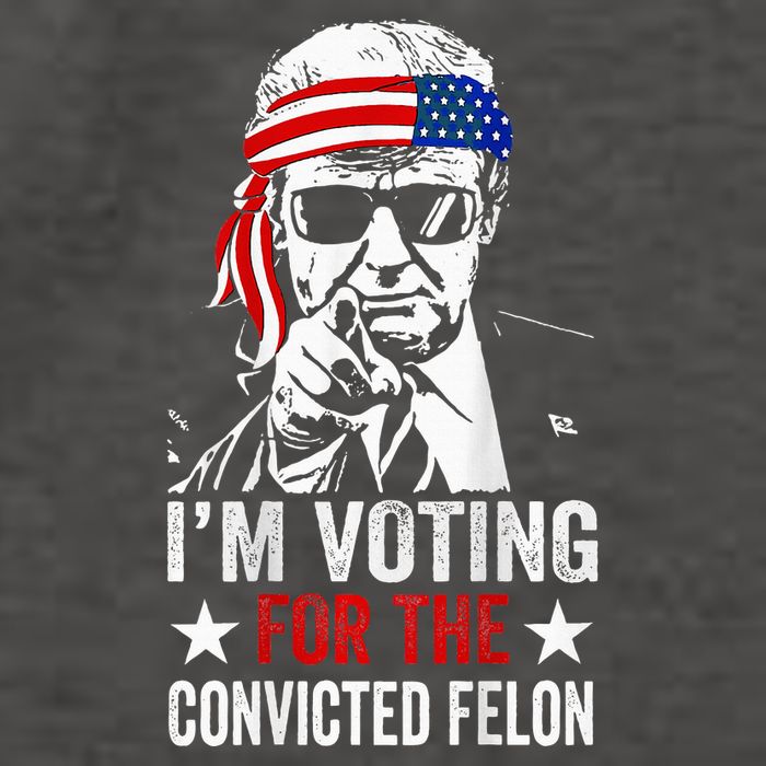 Funny Voting 2024 IM Voting For The Convicted Felon Vector Backpack