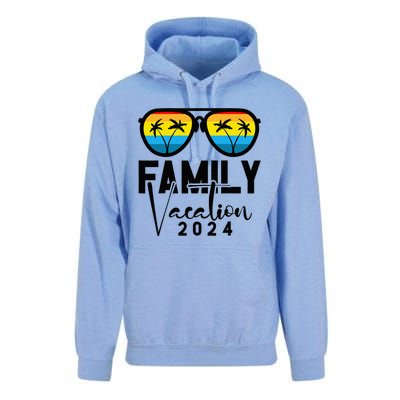 Family Vacation 2024 Beach Matching Summer Vacation 2024 Unisex Surf Hoodie