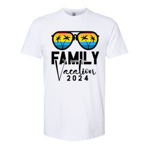 Family Vacation 2024 Beach Matching Summer Vacation 2024 Softstyle CVC T-Shirt