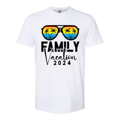 Family Vacation 2024 Beach Matching Summer Vacation 2024 Softstyle® CVC T-Shirt