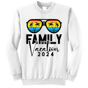 Family Vacation 2024 Beach Matching Summer Vacation 2024 Sweatshirt