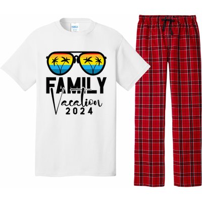 Family Vacation 2024 Beach Matching Summer Vacation 2024 Pajama Set