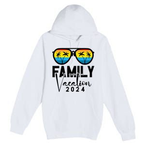 Family Vacation 2024 Beach Matching Summer Vacation 2024 Premium Pullover Hoodie