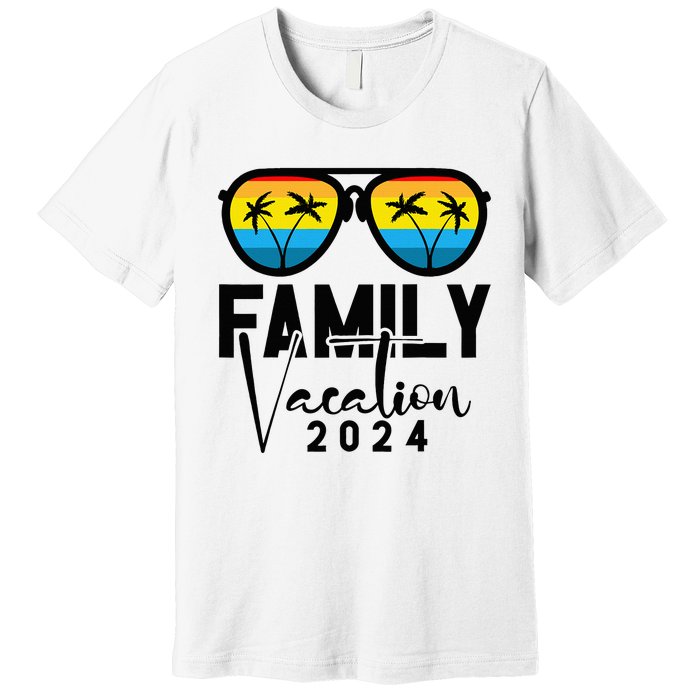 Family Vacation 2024 Beach Matching Summer Vacation 2024 Premium T-Shirt