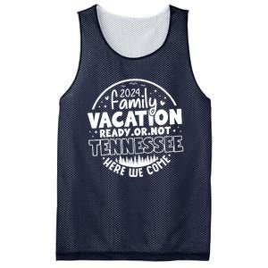 Family Vacation 2024 Tennessee Trip Funny Here We Come Match Mesh Reversible Basketball Jersey Tank