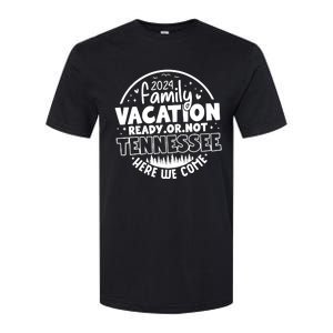 Family Vacation 2024 Tennessee Trip Funny Here We Come Match Softstyle CVC T-Shirt