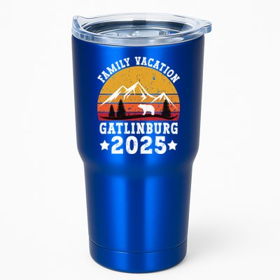 Family Vacation 2025 Gatlinburg Tennessee Smoky Mountains Gift Tumbler