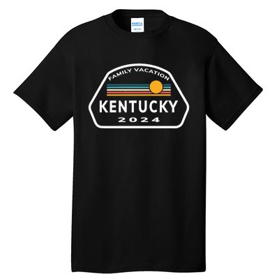 Family Vacation 2024 Kentucky Matching Family Souvenir Tall T-Shirt