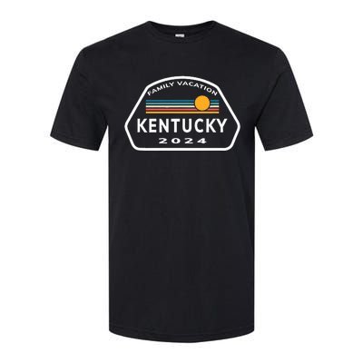 Family Vacation 2024 Kentucky Matching Family Souvenir Softstyle CVC T-Shirt