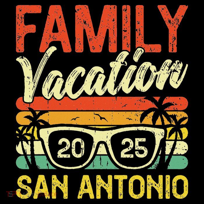 Family Vacation 2025 San Antonio Flatbill Hat