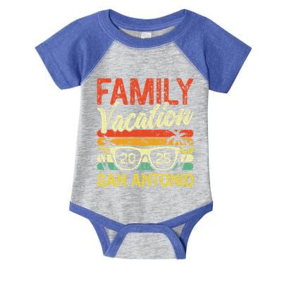 Family Vacation 2025 San Antonio Infant Baby Jersey Bodysuit
