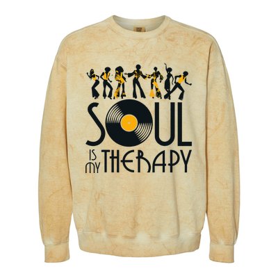 Funk Vintage 70s Costume For Music Lovers Colorblast Crewneck Sweatshirt