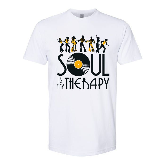 Funk Vintage 70s Costume For Music Lovers Softstyle CVC T-Shirt