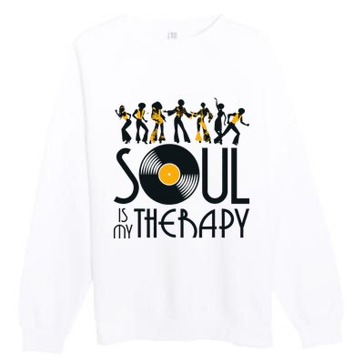 Funk Vintage 70s Costume For Music Lovers Premium Crewneck Sweatshirt