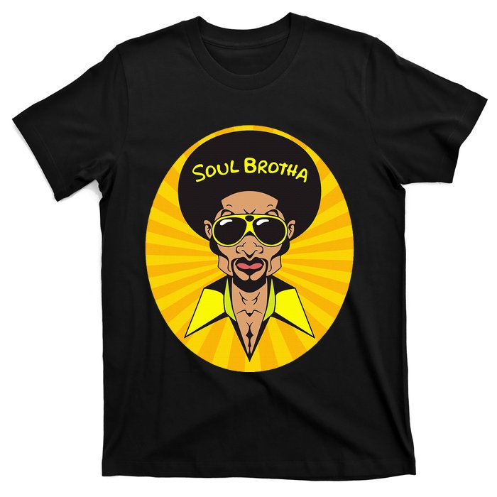 Funk Vintage 70s Costume Funky Afro Soul Music T-Shirt