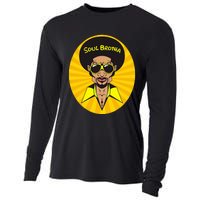 Funk Vintage 70s Costume Funky Afro Soul Music Cooling Performance Long Sleeve Crew